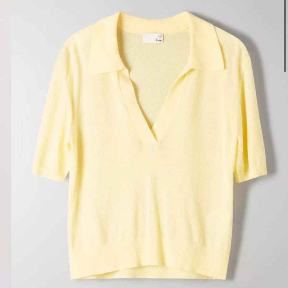 Wilfred polo butter yellow